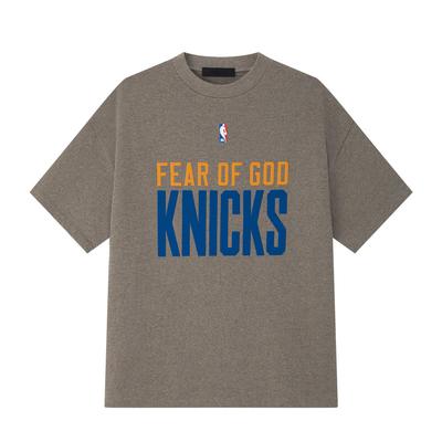 Knicks 90er T-Shirt Homestead Heather Herren Oberteile Braun 125NB252008F