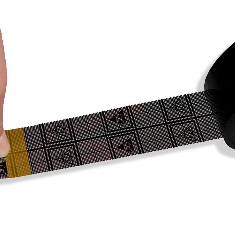 Bingyu ESD Anti-static Black Transparent Grid Sealing Tape