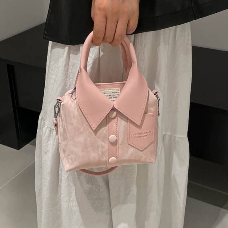 Fashion Pu Small Shoulder Bag With Topstitch Detail For Daily Use