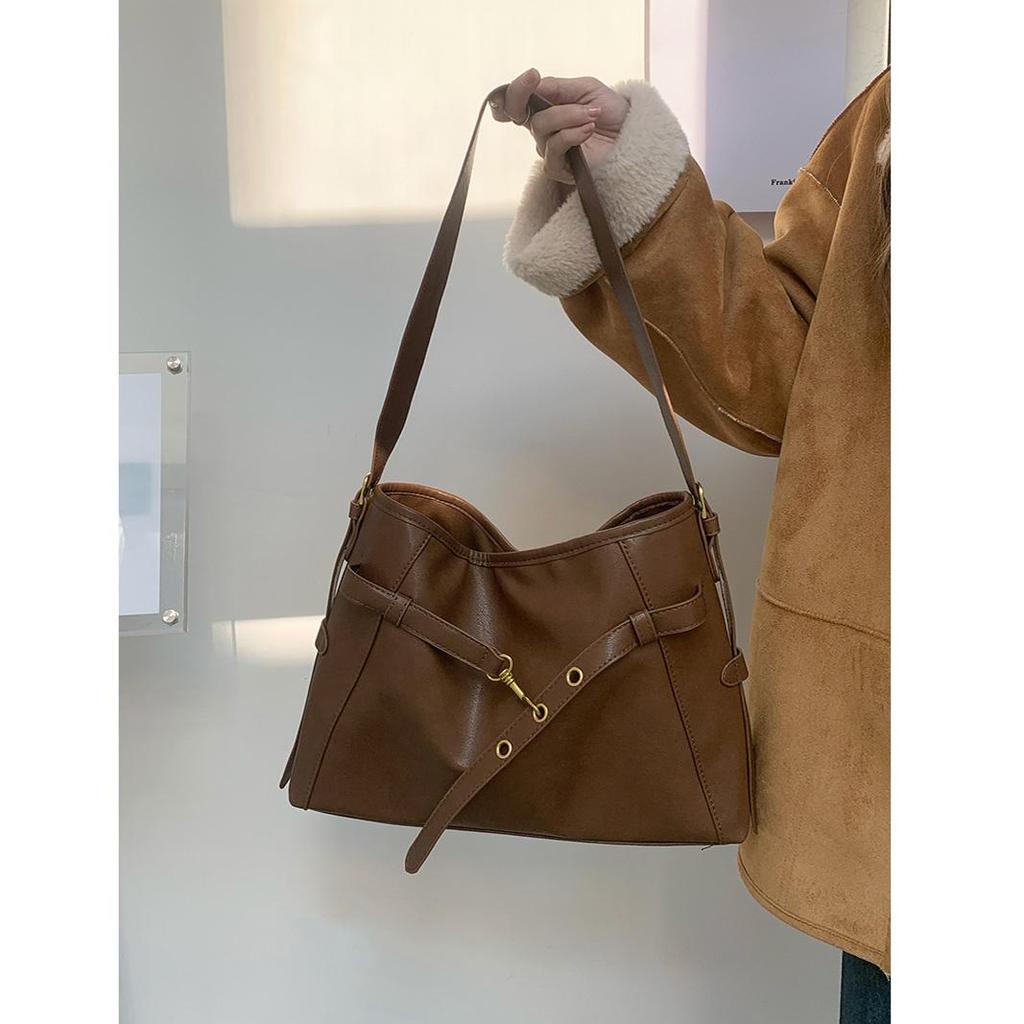 Maillard Square Satchel Design Shoulder Bag Sling Bag Women Handbag - Fashion Crossbody Bags Vintage Belt Underarm Bag