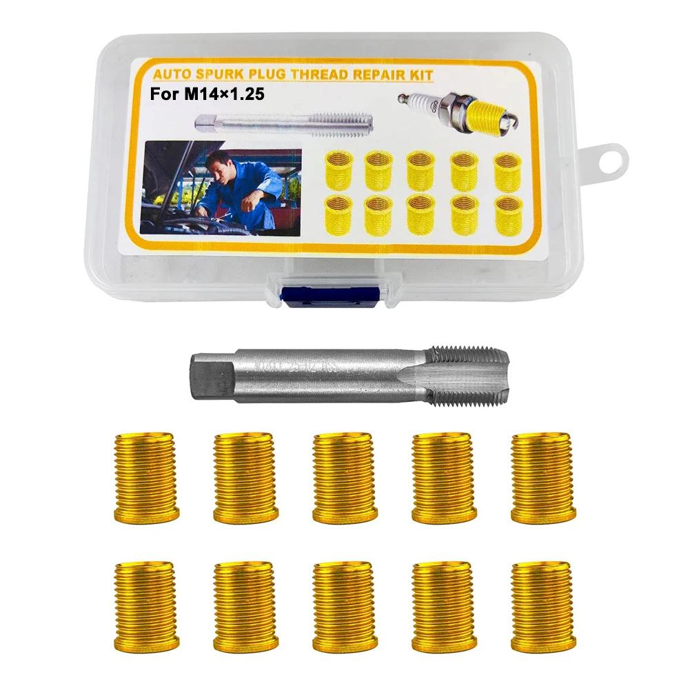 

11-piece Set M12*1.25 P Lug Screw Sleeve Repair Thread Screw Thread Repair Replacement Accessories Set China Mainland
