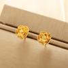 Vintage Earrings Flowers Ear Studs For Girl Simple Jewelry Fashion Classic Earrings Jewelry Party Gifts