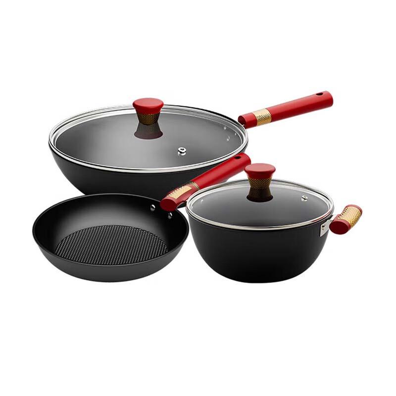 KSISE Non-stick Cookware 3-Piece Set
