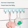 CHAHUA Adhesive 6-Hook Wall Rack