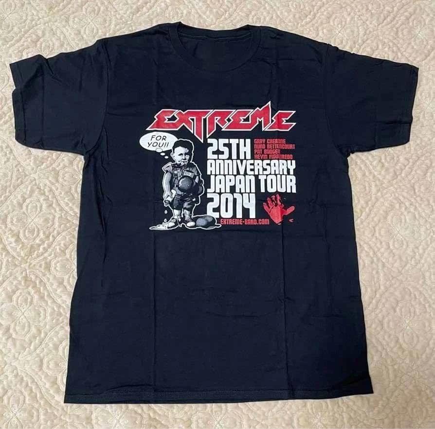

25 Years Anniversaey Japan Tour Extreme Band Shirt Black Unisex S-5XL S