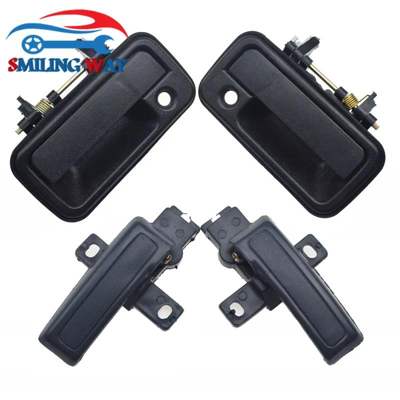 4 Stück Grau Außen Außen & Innen Autotürgriff Vorne Links Rechts Für Isuzu Trooper Pickup Amigo Rodeo & Honda Passport