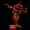 18cm Big Muscle Gunpla EVA Unit 01 LED Light Up Bodybuilding Statue RX-78 Zaku Sazabi Nu Yuanzu Action Figures Boys Toy Gifts
