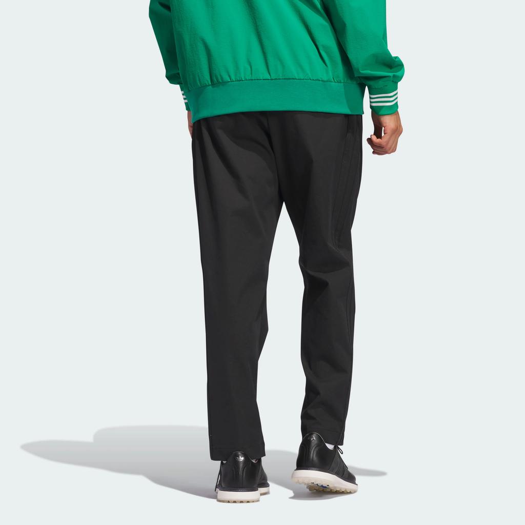 Adidas Originals Rolling Links Chino Trousers Simple Pure Comfortable Brand Logo Embroidery Casual Loose Knit Sports Pants Men Trousers Black IW6655