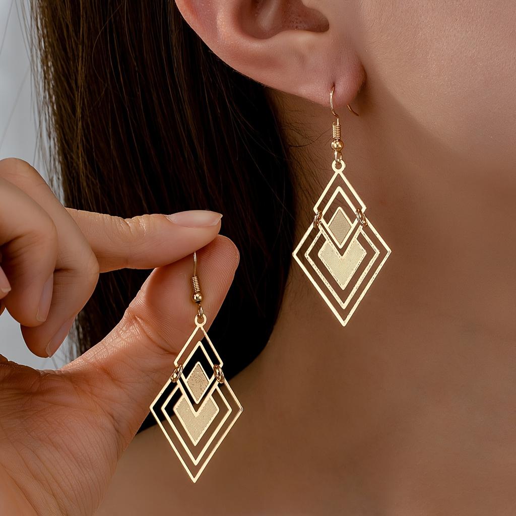 Elegant Sexy Summer Dangle Earrings - Copper with Iron Studs for Vacation or Casual Decoration