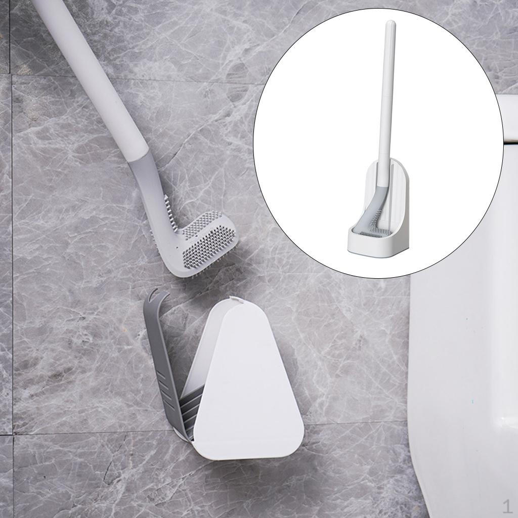 Toilet Brush with Holder ing Set Wll-Mounted Bthroom ccessories