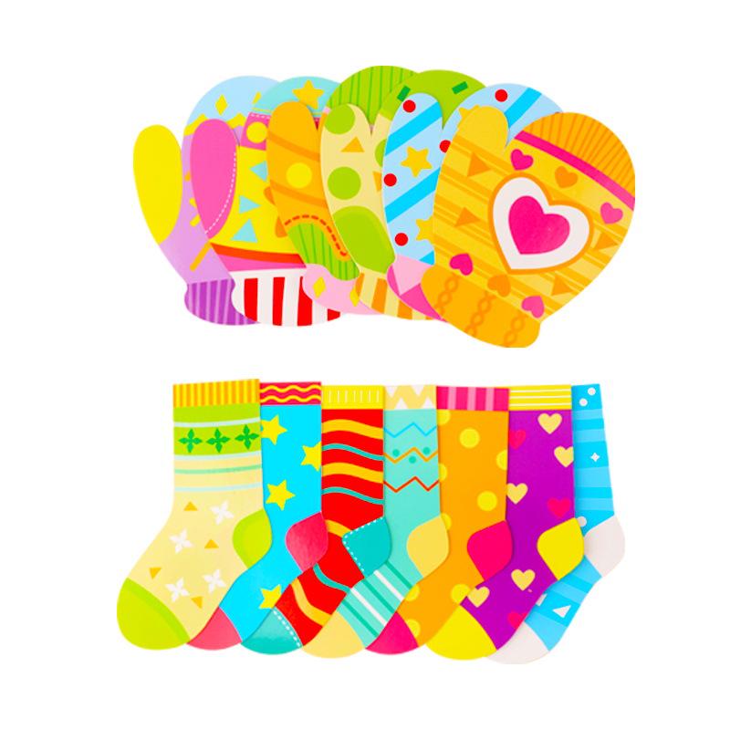 Children's Sock Matching Puzzle for Early Education
