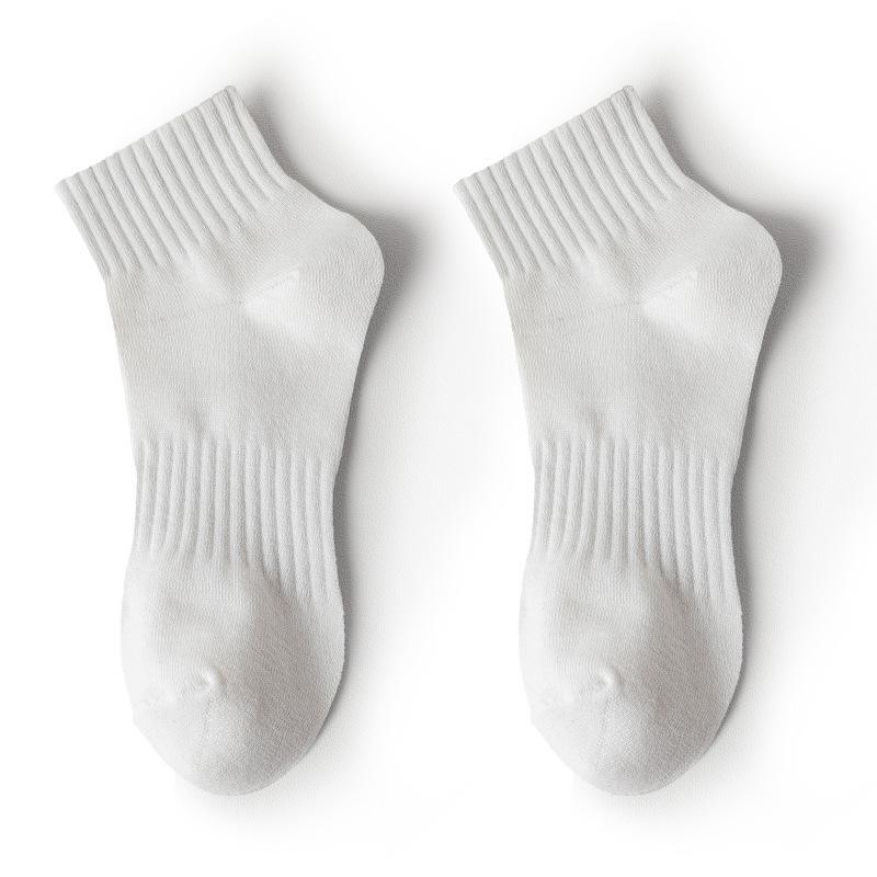 

Мужские осенне-зимние удобные спортивные дышащие носки-гольфы, впитывающие пот 1 pair молочный белый