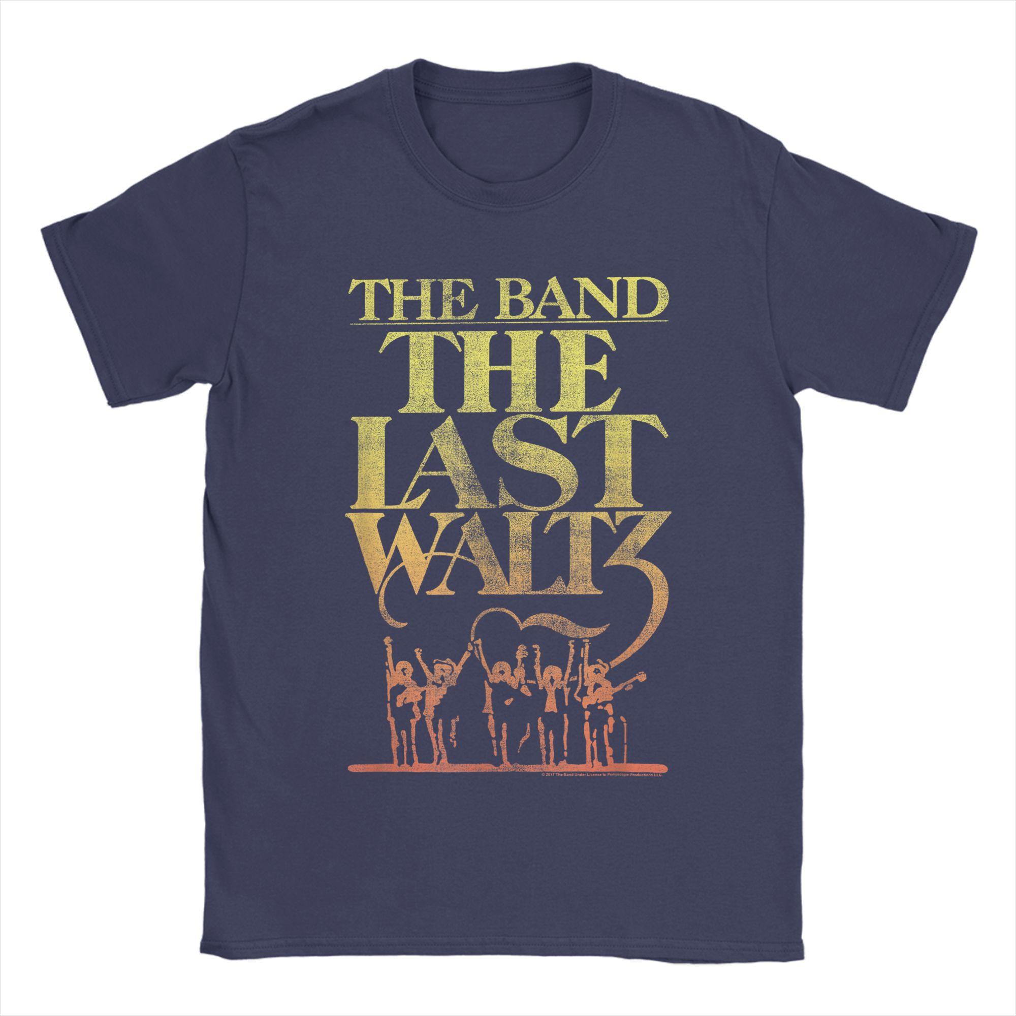 GUOYAN TOP THE BAND THE LAST WALTZ T-shirt Heren Grappig 100% Katoen T-shirts Zomer Ronde Hals Trending T-shirts Groothandel Oversized Tops M