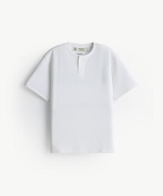 Jelolaunji Ice Cooling Henley Neck T-Shirt_White_0Tsxb21Osw