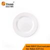 Wuhe White Melamine Round Dinner Plate