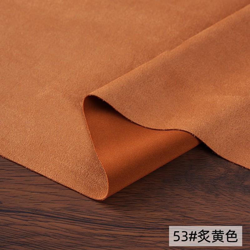 Suede Knitted Air Layer Fabric Brushed Elasticity High Quality Soft Smooth Delicate for Sewing Clothes 860g/m