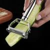 Efficient Kitchen Peeler and Grater Multifunctional Stainless Steel Tool for Hassle-Free Food Prep