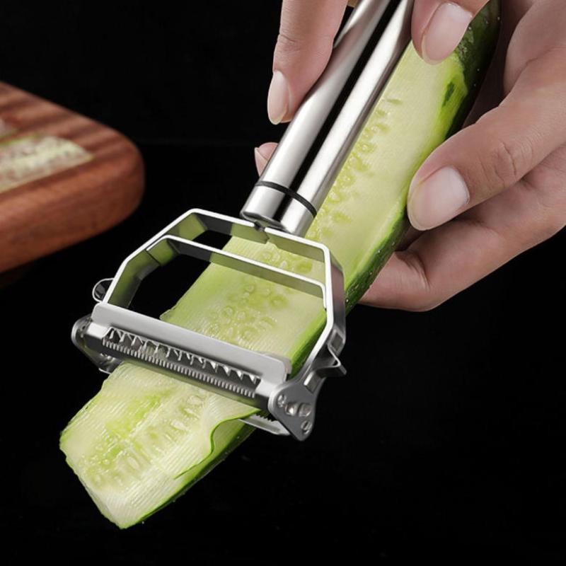 Efficient Kitchen Peeler and Grater Multifunctional Stainless Steel Tool for Hassle-Free Food Prep