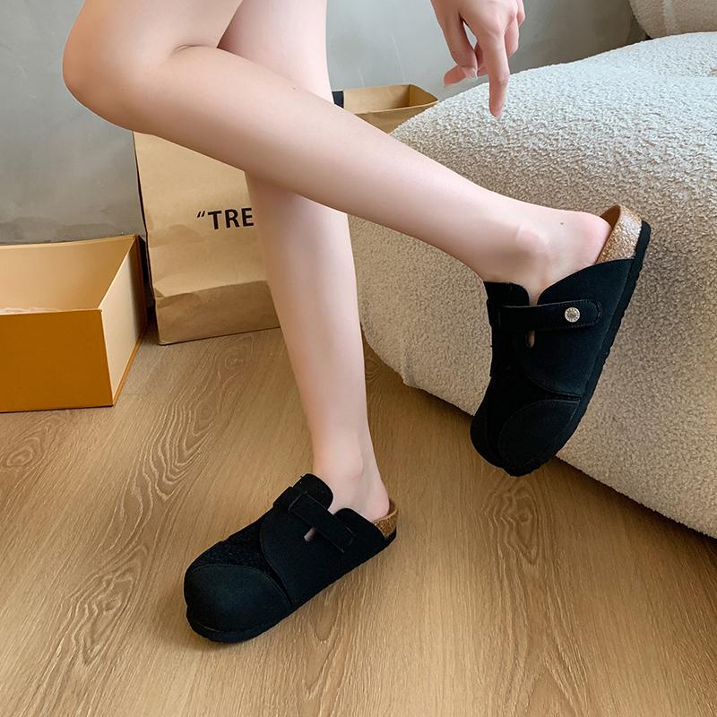 Fashion New Flats Shoes for Women 2024 Soft Leather Hook Loop Mocasines De Mujer Chaussure Comfortable Femme Shoes Slippers