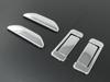 BRIGHTZ Minicab Van U61V U62V Chrome Door Handle Cover Knob Type B Minicab Van U61 U62 61 62 60 15586 [DHC-NOBU-131]