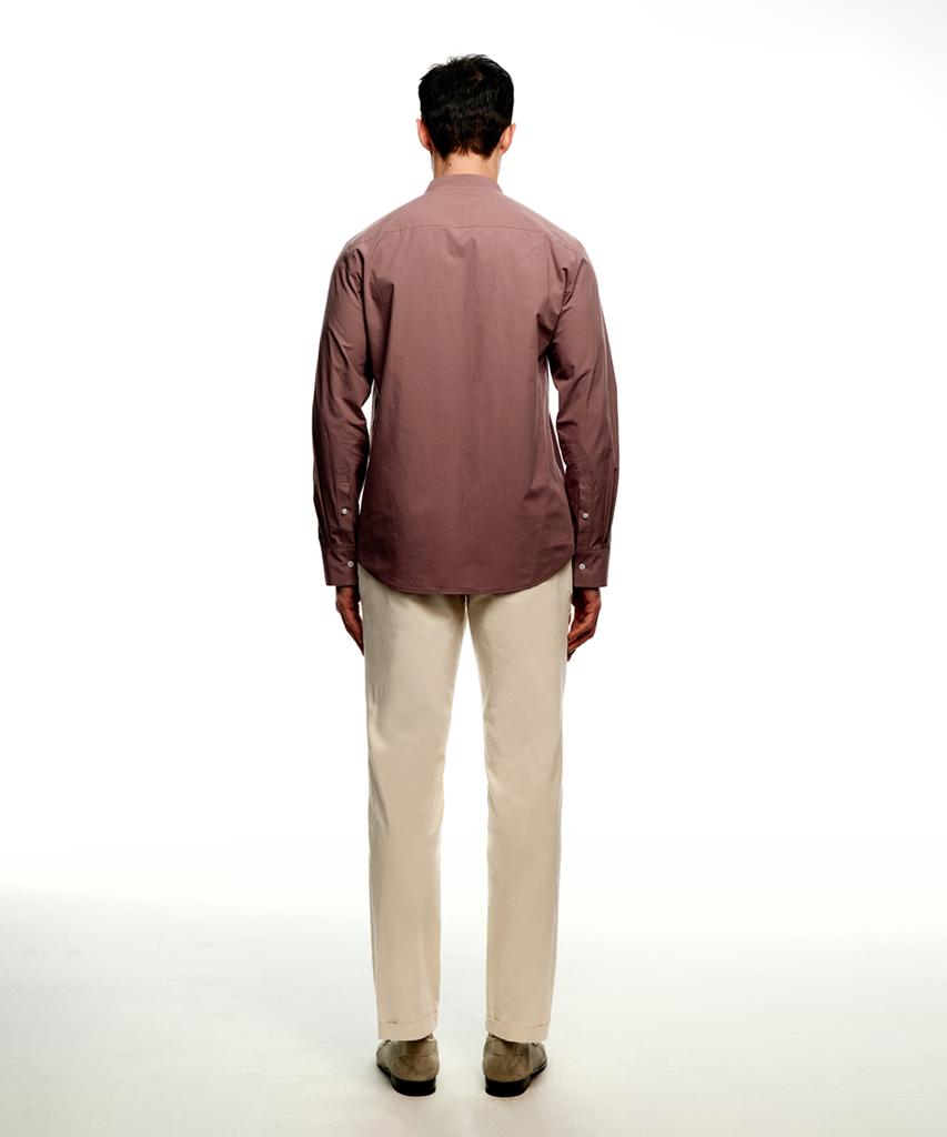 SOLEW Bio-Washed Tapered Chino Pants_Off-White