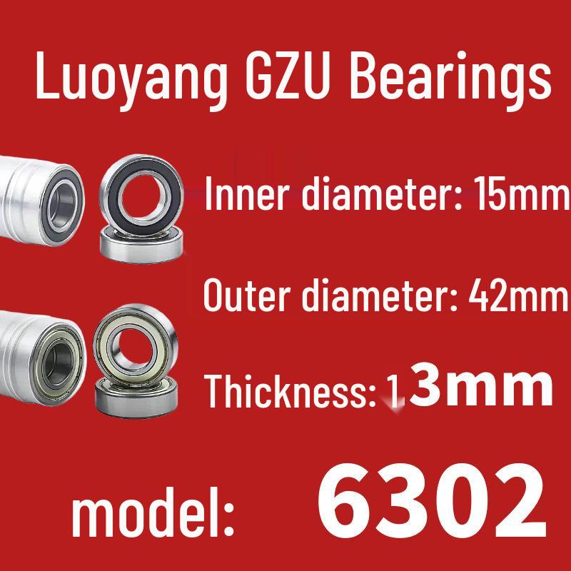 Luoyang Yüksek Kaliteli Dayanıklı Aşınmaya Dayanıklı Derin Kanallı Bilyalı Rulman 6200-6206 Serisi