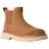 UGG Hybrid Leather Fashion Trend Short Chelsea Boots Men Boots Brown 1171372-CHE