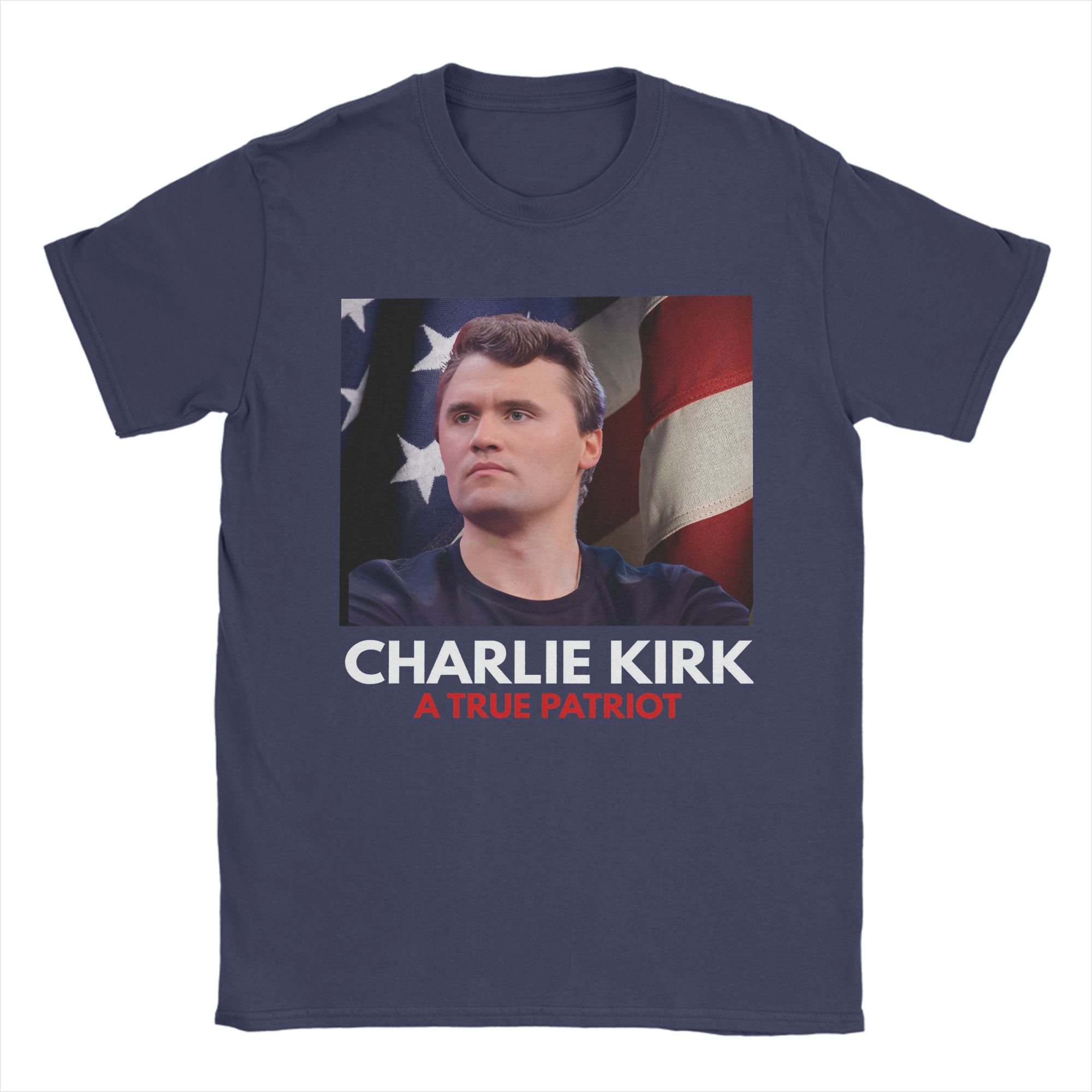 

Freedom Must Be Defended Charlie Kirk T-Shirts Men Funny Cotton Tees Crewneck Short Sleeve T Shirt Birthday Present Tops XL