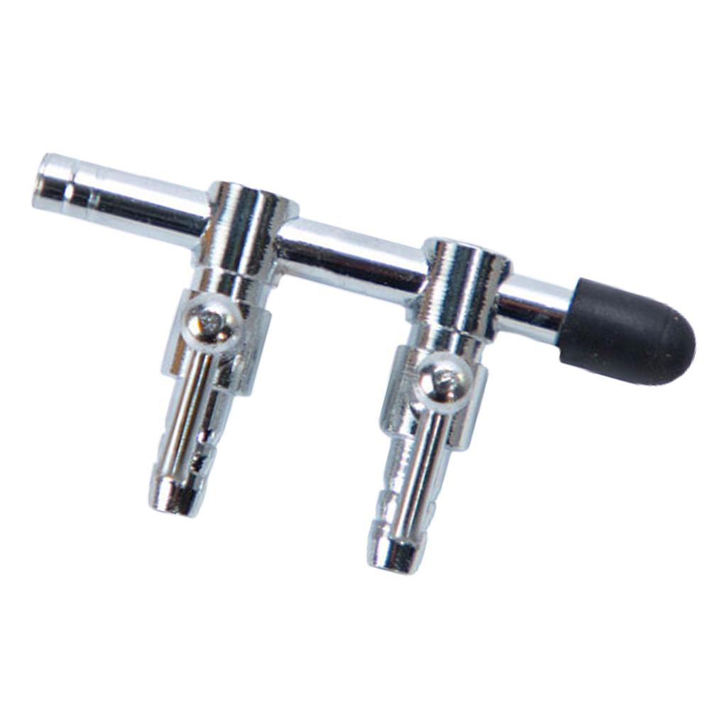 Fishank Sauerstoffverteilungssystem Sauerstoffbelüfter Steuerventil Edelstahl Pumpe Verteiler für Aquarien zur Heimnutzung