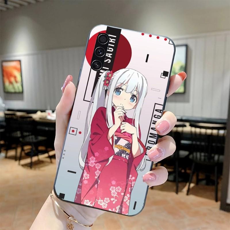

Eromanga Sensei Manga Anime Phone Case For Realme GT 2 9i 8i 7i Pro X50 X2 C35 C21 C20 C11 C3 Soft Black Phone Cover Realme C3