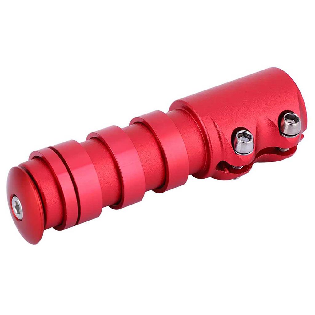 Aluminum Alloy Mountain Bike Bicycle Stem Extender Handlebar Stem Riser (Red)