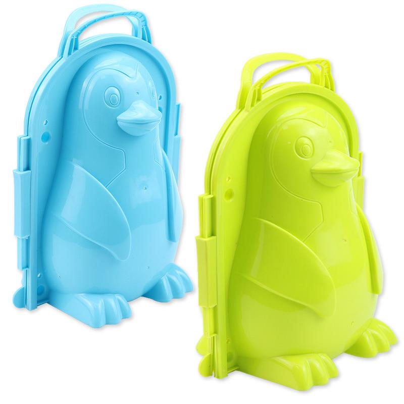 Snow Toy Cartoon Penguin Snow Mold Making Shape Snowball Snow Sleet Shape Snow Play Tool