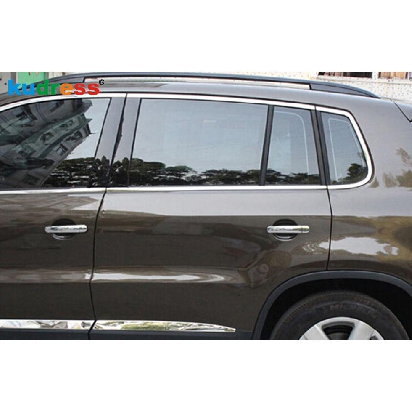 For Volkswagen VW Tiguan 2009 2010 2011 2012 2013 2014 2015 ABS Chrome Side Door Handle Cover Trims Car Styling