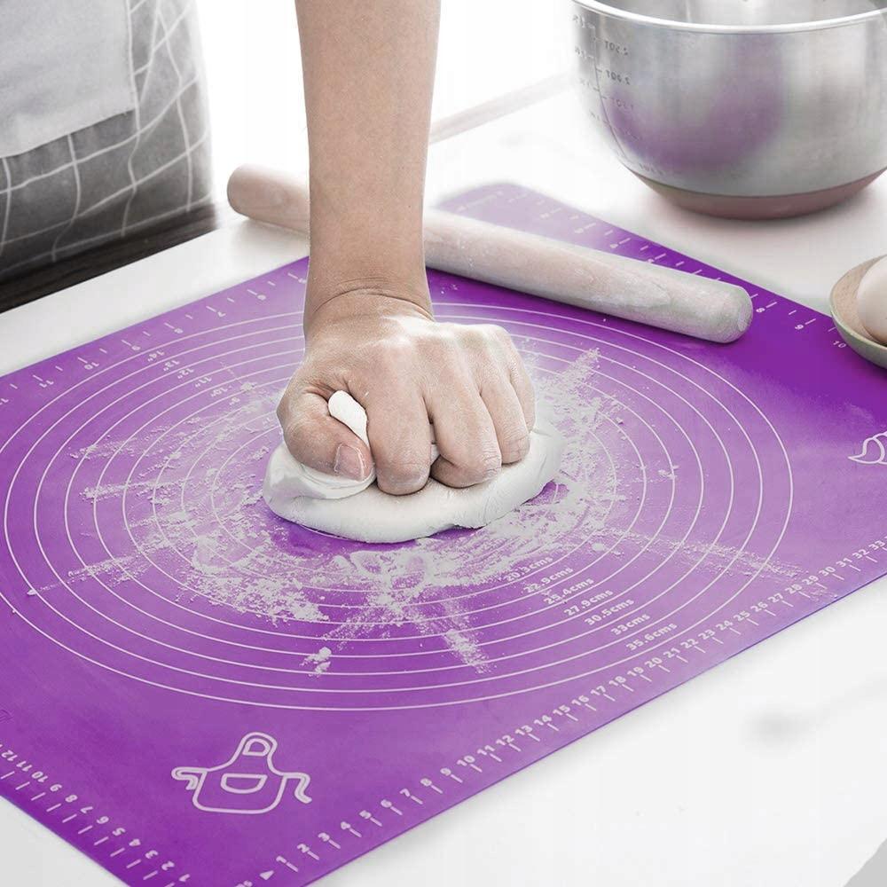 Large Silicone Pastry Board Kitchen Mat with Measures