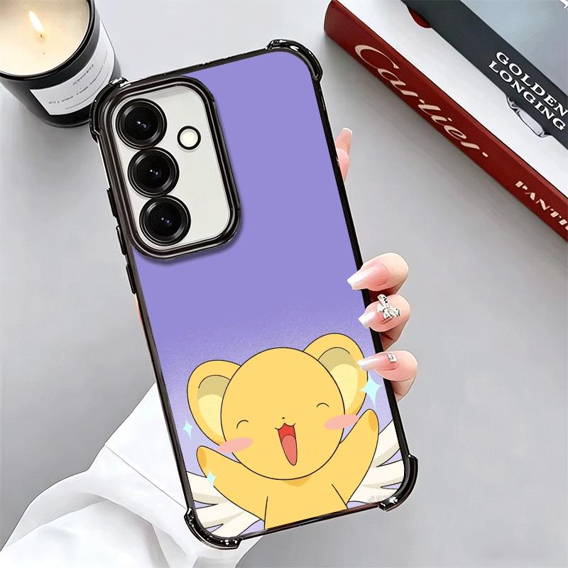 Cardcaptor Sakura Cute Girl Plating Phone Case For Samsung A17 A07 A37 A57 A16 A56 A15 A55 A14 A54 A13 A53 A26 A36 A25 A35 A24 A