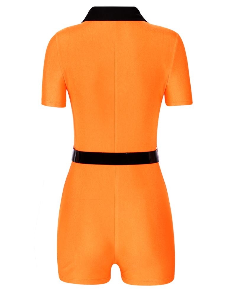 Female Prisoner Halloween Costume Women Carnival Christmas Day Cosplay Game Uniforms Suit