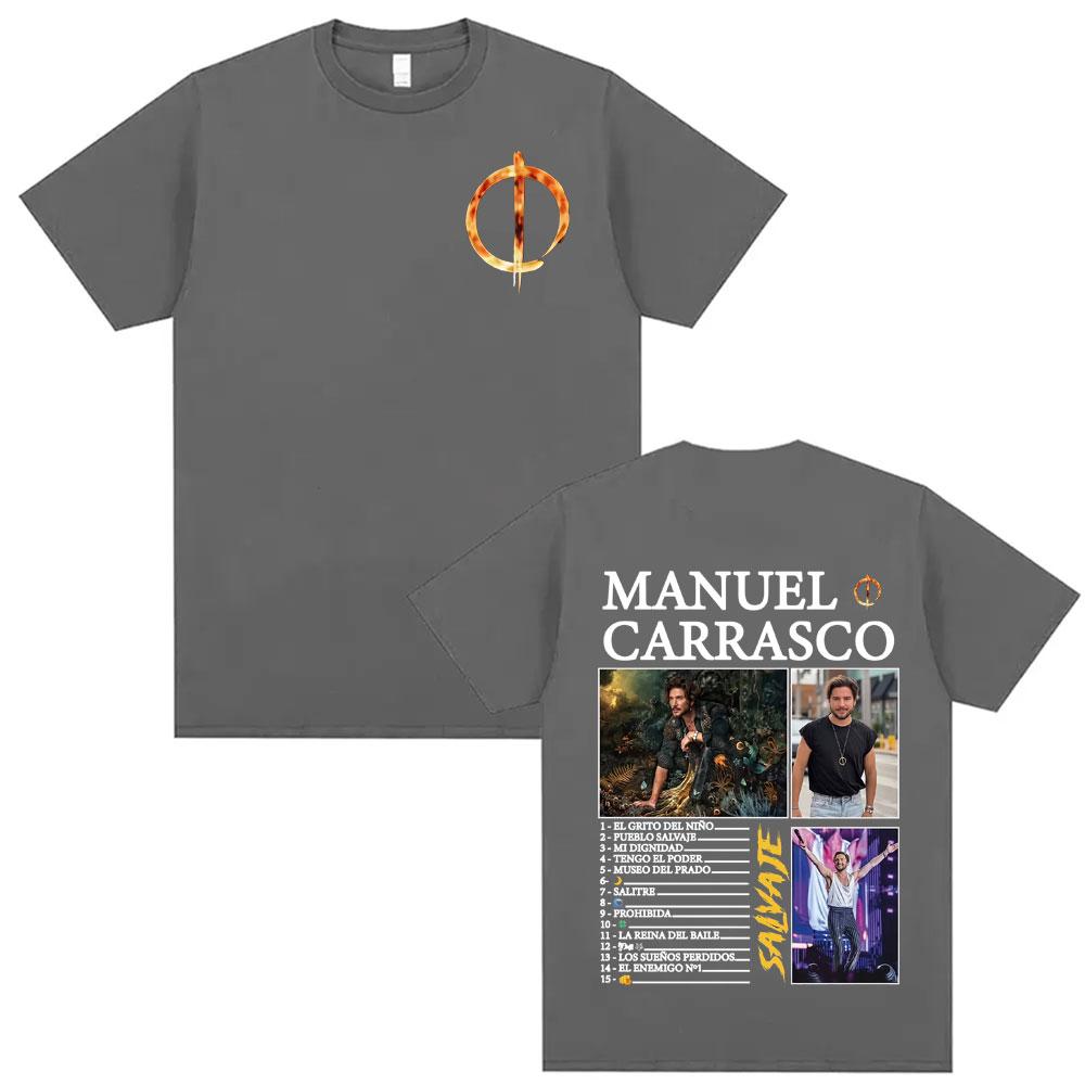 Rapper Unisexuel Carrasco Album Tour Printed T Shirts Unisexs Clothing Comfort 100 Cotton Tee Shirt Unisex Hip Hop Oversized TShirt
