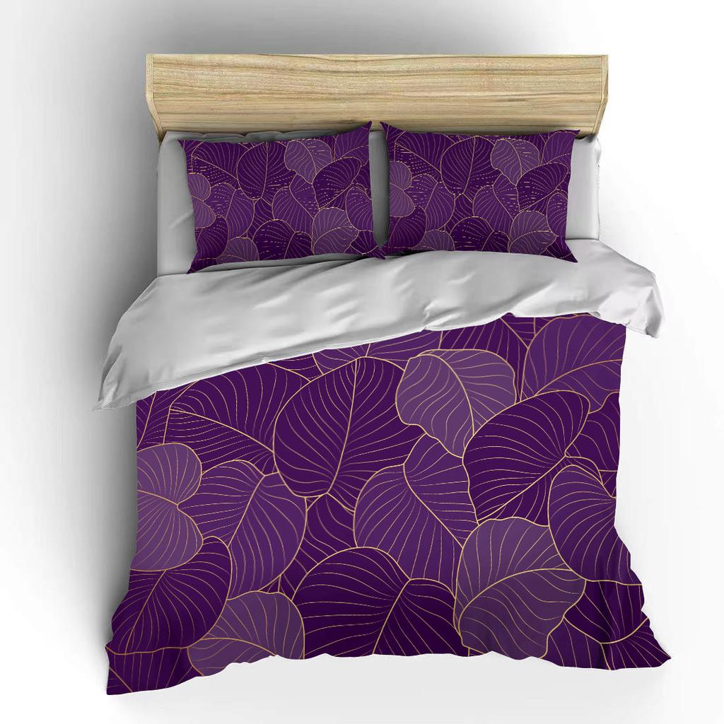 Botanical Flower Double Bed Duvet Cover Bed European Bedding Sets Home Textiles Luxury Pillow Cases Bedroom Bedding