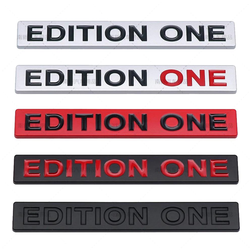 Metal Edition One Logo Car Body Emblem Rear Trunk Badge Sticker for Ford Fiesta Focus Mondeo Kuga Escape Aspire Everest Ecosport