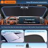 Geely Car Sunshade: Heat-Insulation Windshield Curtain for 25 Models, including Xingyue L, Xingyuan, Xingrui, Emgrand, Boyue L, and Panda MINI.