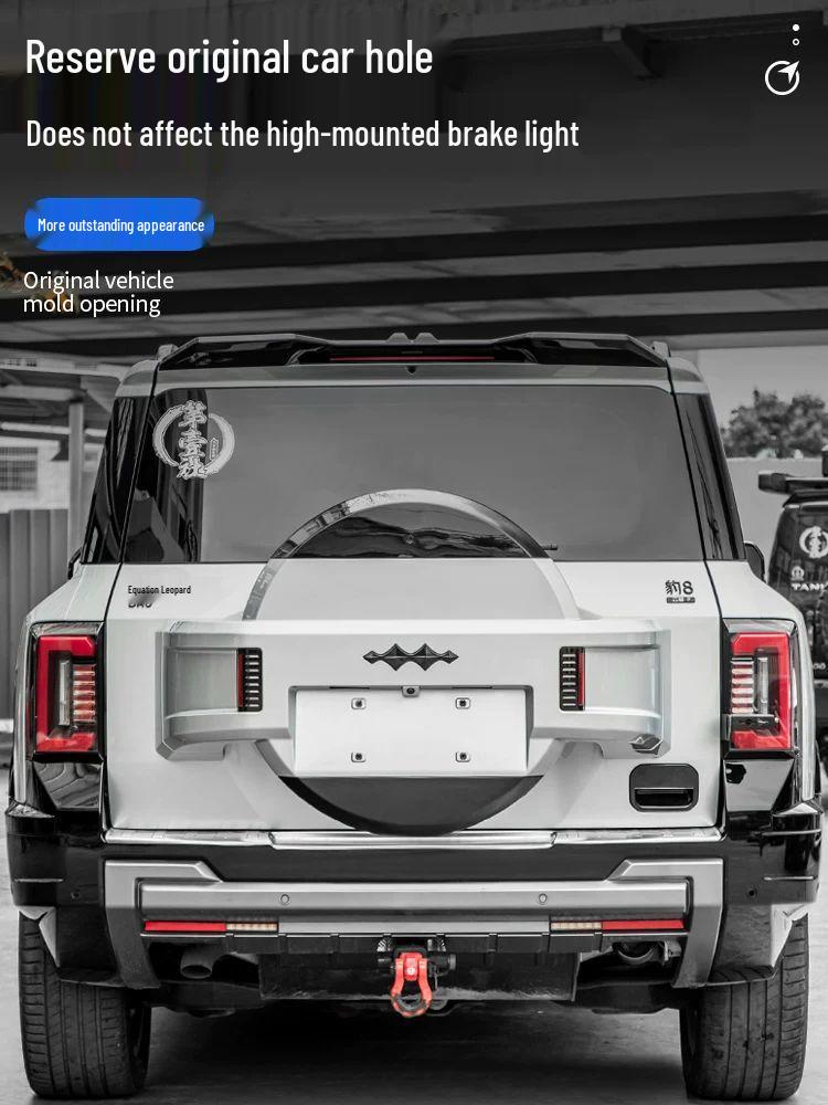 Equation Leopard 8 Special MC Sport Rear Top Diffuser Hole-Free Exterior Upgrade Spoiler