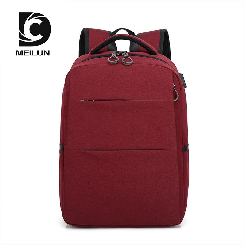 Backpack Men s Backpack Korean Version Trendy Travel Bag Casual Female Student Backpack Simple and Fashionable Computer Bag красный