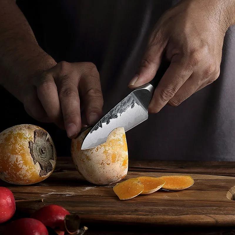 9cr18mov Stainless Steel Kitchen Knives Boning Knife Meat Cleaver Utility Knife Fruit Vegetables Cutter Tool