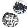 Square Rubber Drive Belts 1.2mm Tape Machine Belt 19mm-100mm Folded Size Optional Size for Recorders