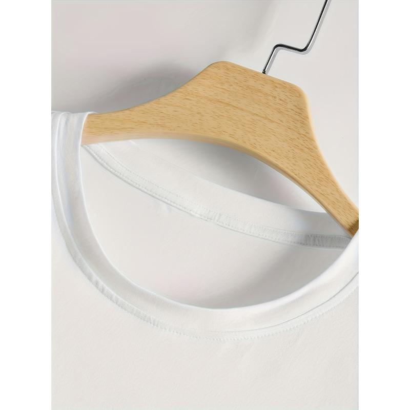 Europeiska storlekar Herr MILANO Bokstavsmönster Tryck Rundhalsad T-shirt, Kortärmad för Sommar Utomhussporter