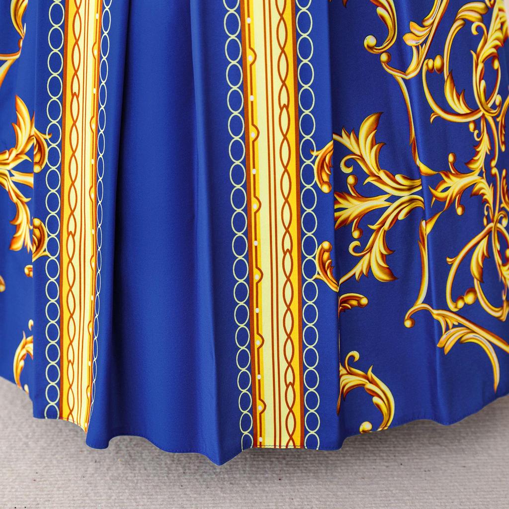 Middle East Cross-Border Pleated Evening Dress for Little Girls - Hot Stamped Princess Party Robe
