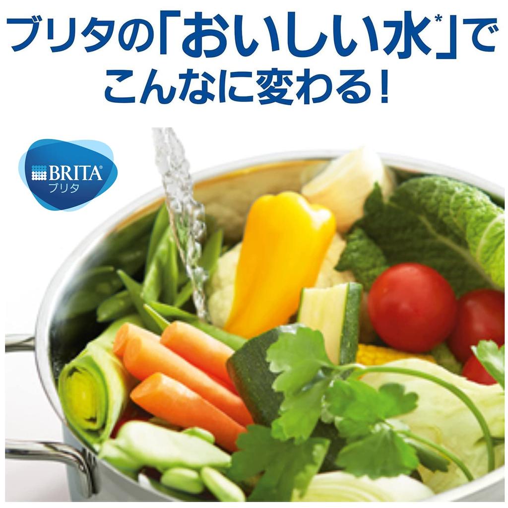 BRITA Maxtra Plus Water Filter Cartridges (Set of 4) [Official Japanese Product] Dechlorinates for Great-Tasting Water