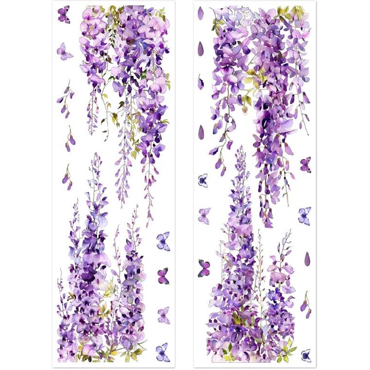 Статичные наклейки на окна  Peacoblue  с рисунком ромашки, 2 листа, 20 шт., 11,8  x 35,4 , декоративные съемные наклейки-стикеры для окон, для дома и офиса