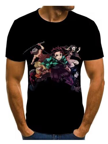 Ghost Annihilation Blade 3D Printed T-Shirt Men's and Women's Summer Fashion Casual Short Sleeve Neutral Harajuku Street Trend Super