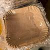 Air Fryer Oil-Absorbing Paper Plates: Heat-Resistant Pads for Baking & Cooking